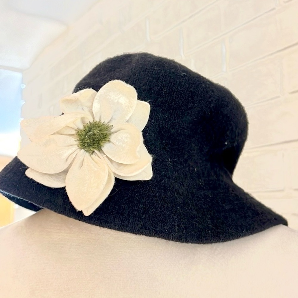 VTG Goorin Bros,Navy Blue,Luxury Wool, Womens Medium Hat